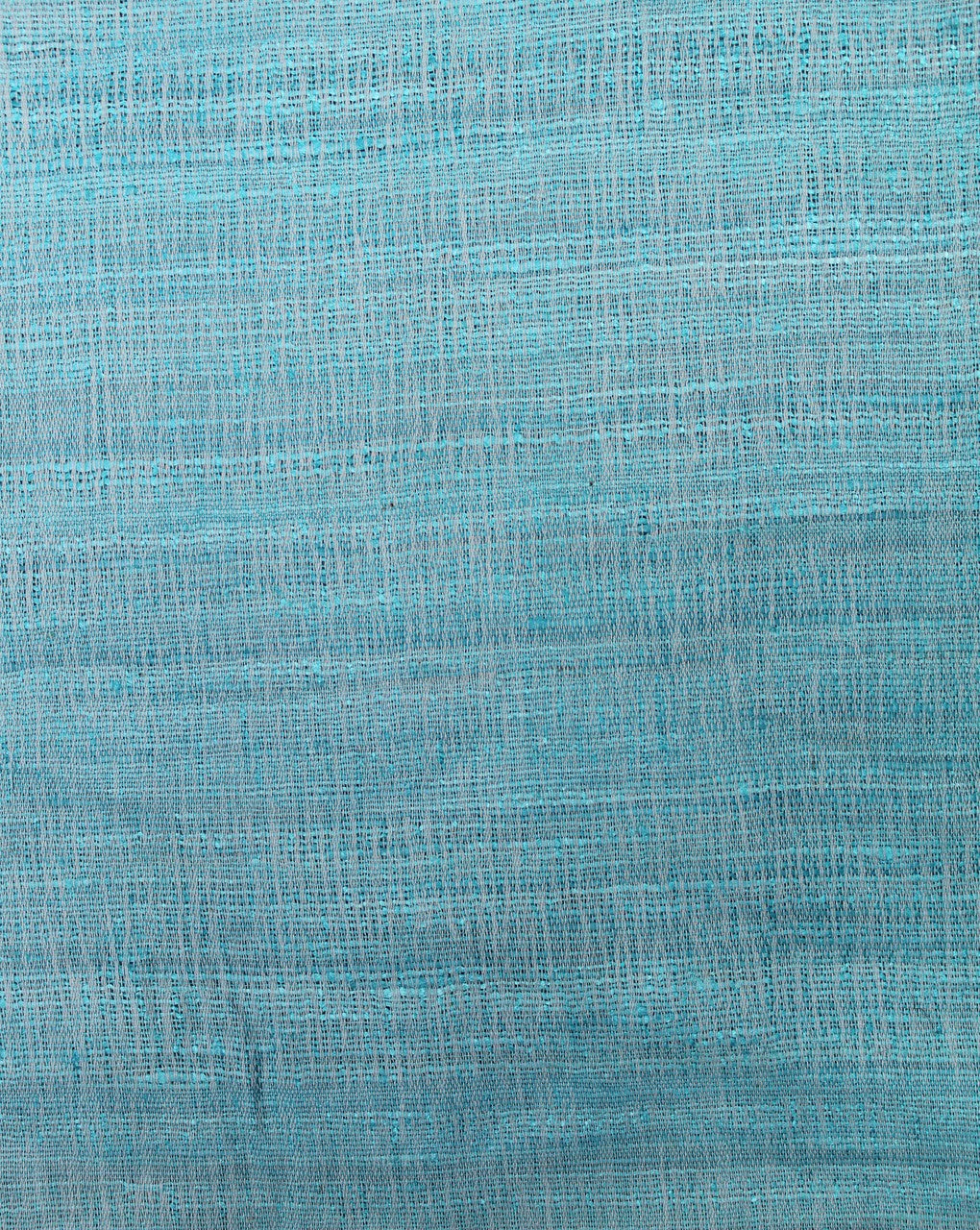 Sky Blue Plain Raw Silk Fabric