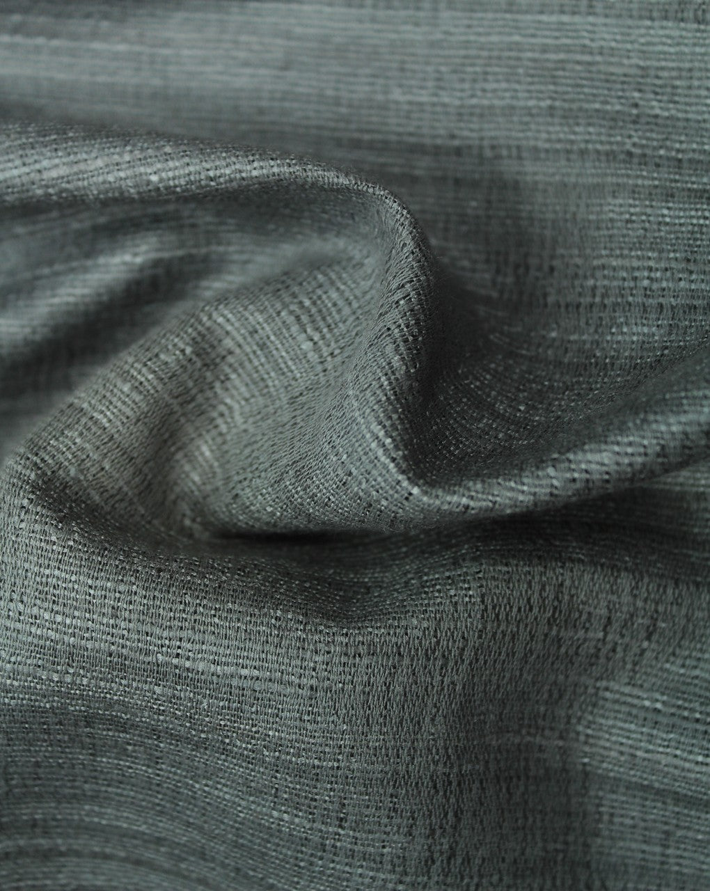 Silver Plain Khadi Silk Fabric