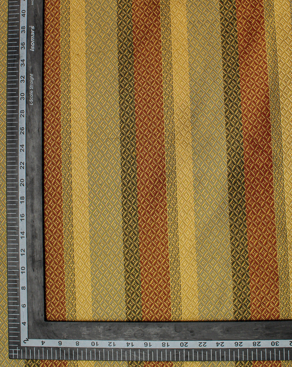 Multicolor Chevron Design Silk Jackquard Fabric