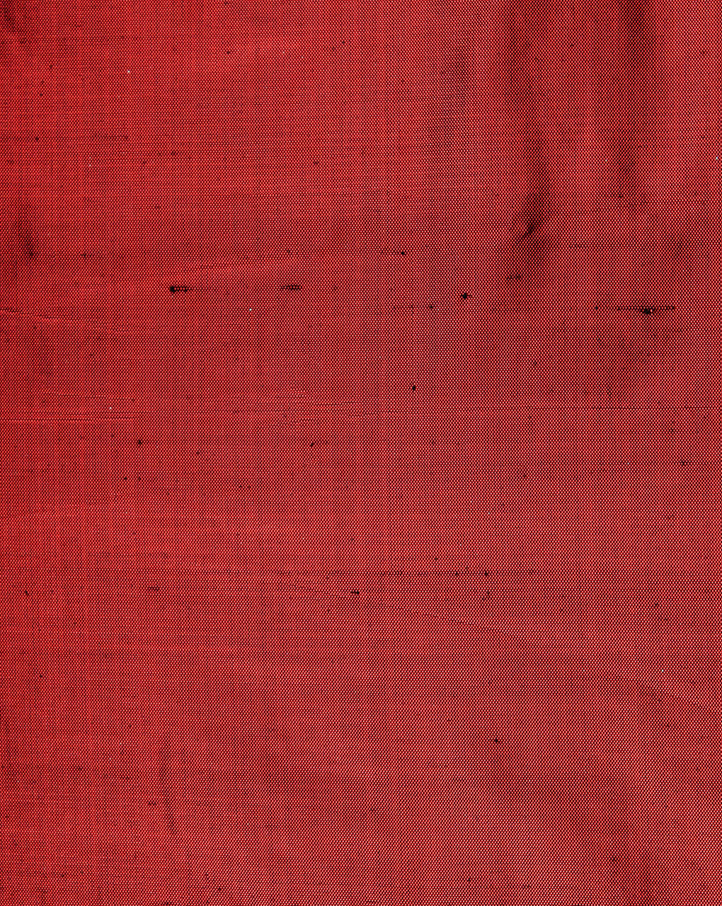 Red Plain Silk Lurex Fabric