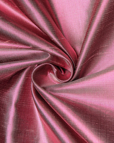 Baby Pink Plain Silk Lurex Fabric