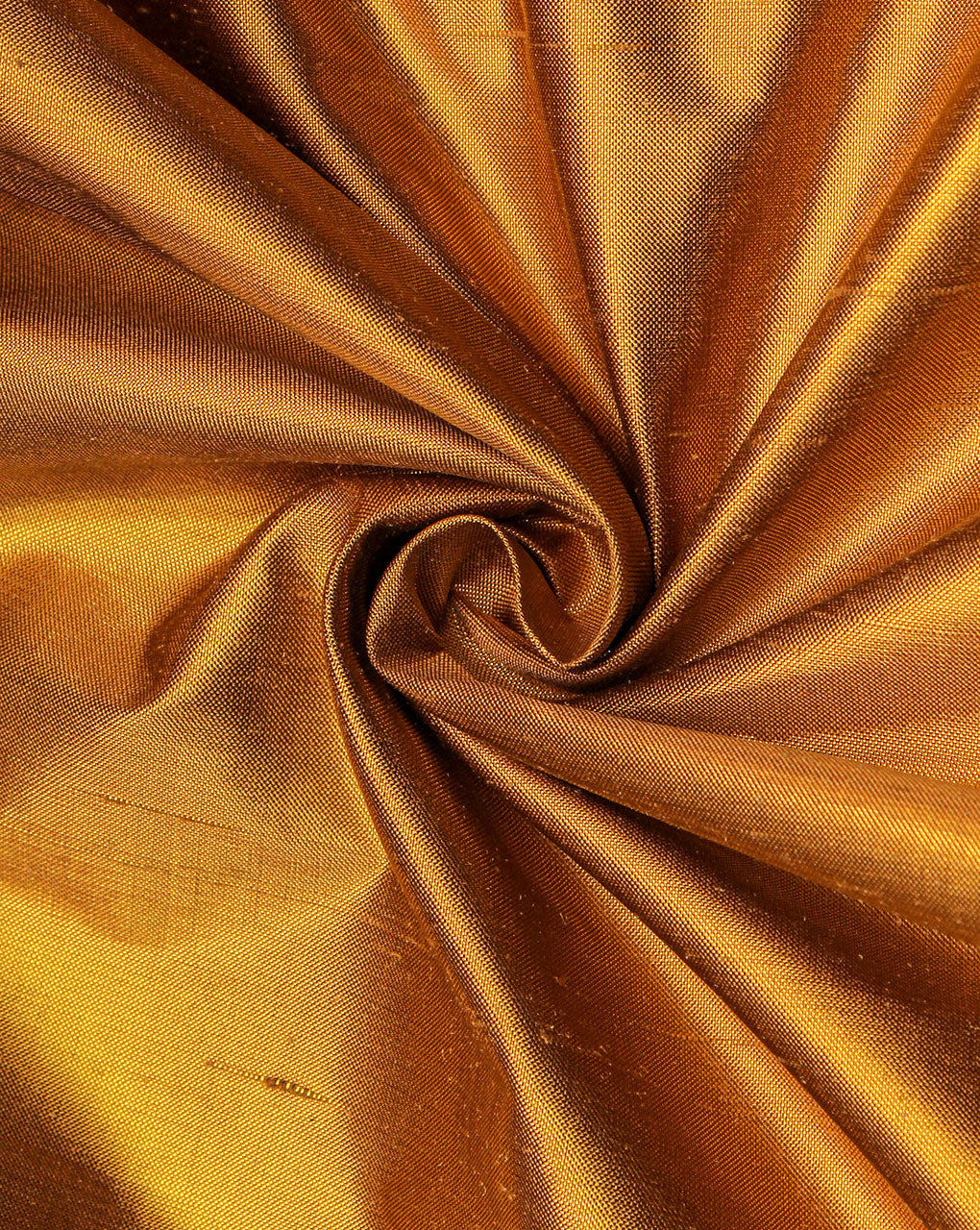Golden Plain Silk Lurex Fabric