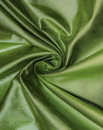 Light Green Plain Silk Lurex Fabric