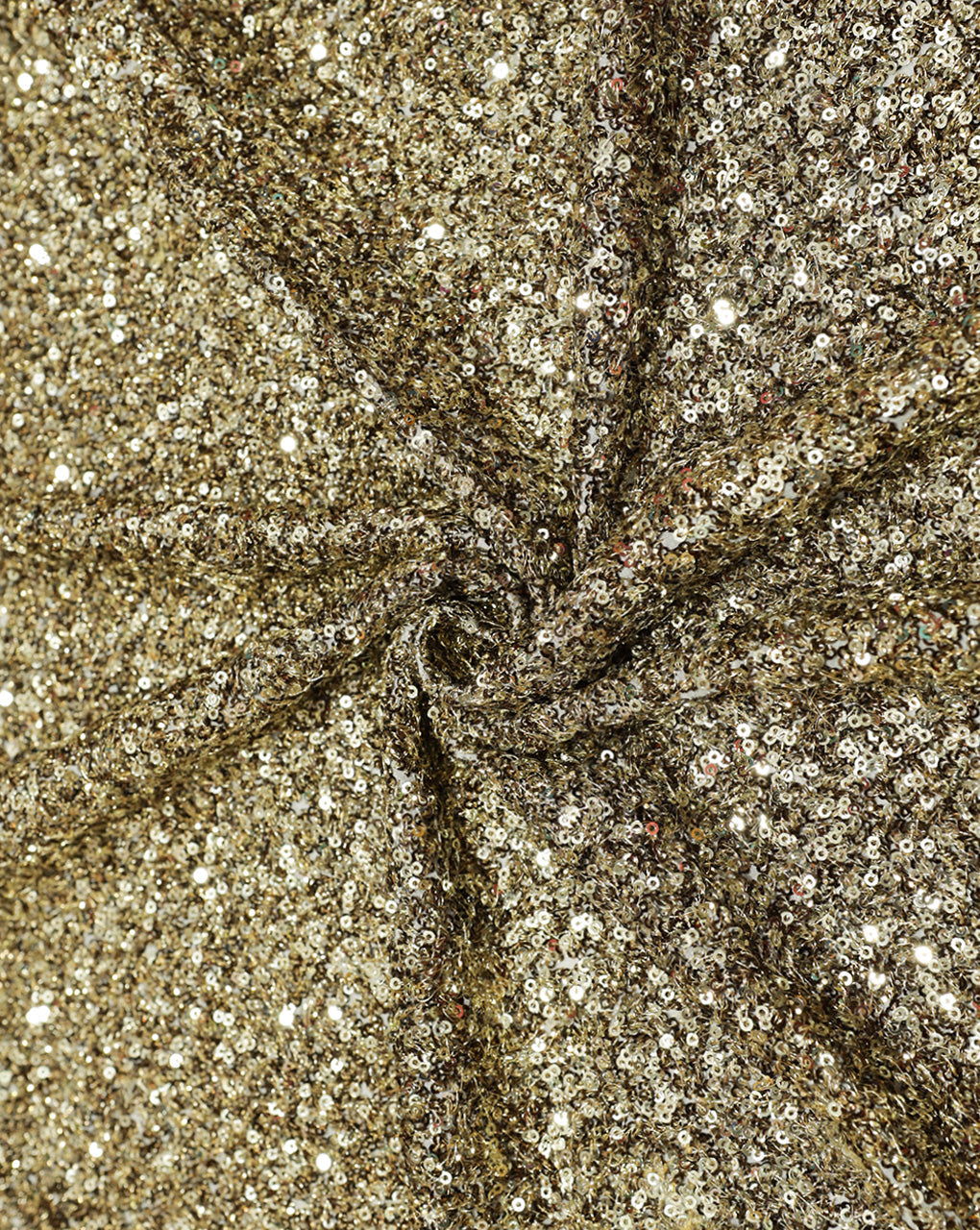 GOLDEN GEORGETTE SEQUINS FABRIC