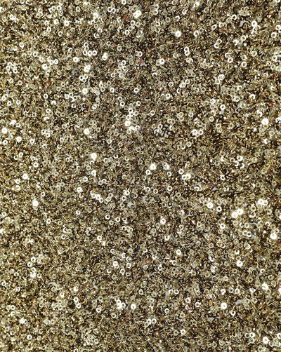 GOLDEN GEORGETTE SEQUINS FABRIC