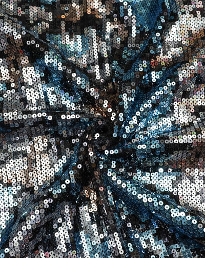 MULTICOLOR NET SEQUINS FABRIC