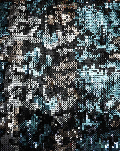 MULTICOLOR NET SEQUINS FABRIC