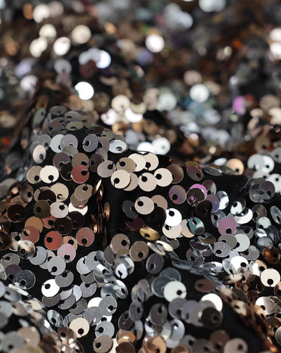 MULTICOLOR GEORGETTE SEQUINS FABRIC