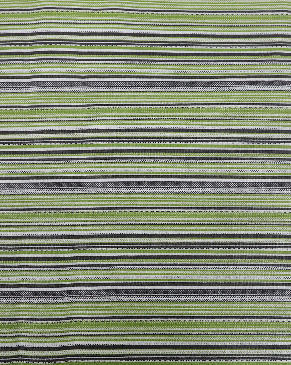 MULTICOLOR STRIPES DESIGN PRINTED POLYESTER SPUN FABRIC