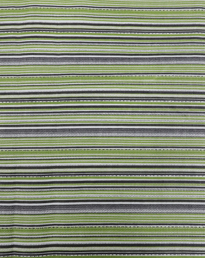 MULTICOLOR STRIPES DESIGN PRINTED POLYESTER SPUN FABRIC