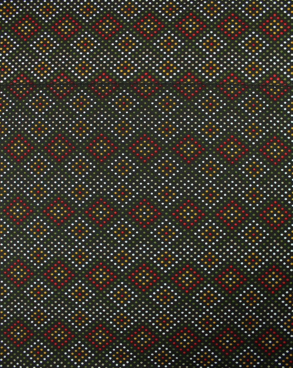 Multicolor Illusion Design Cotton Canvas Fabric