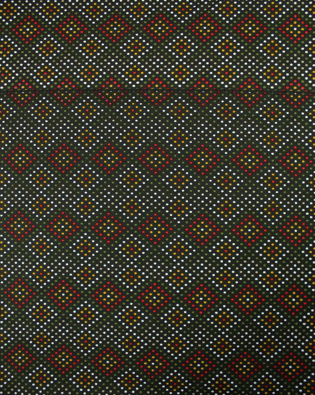 Multicolor Illusion Design Cotton Canvas Fabric
