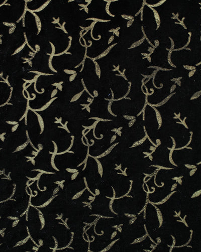 Black And White Abstract Design Rayon Fabric