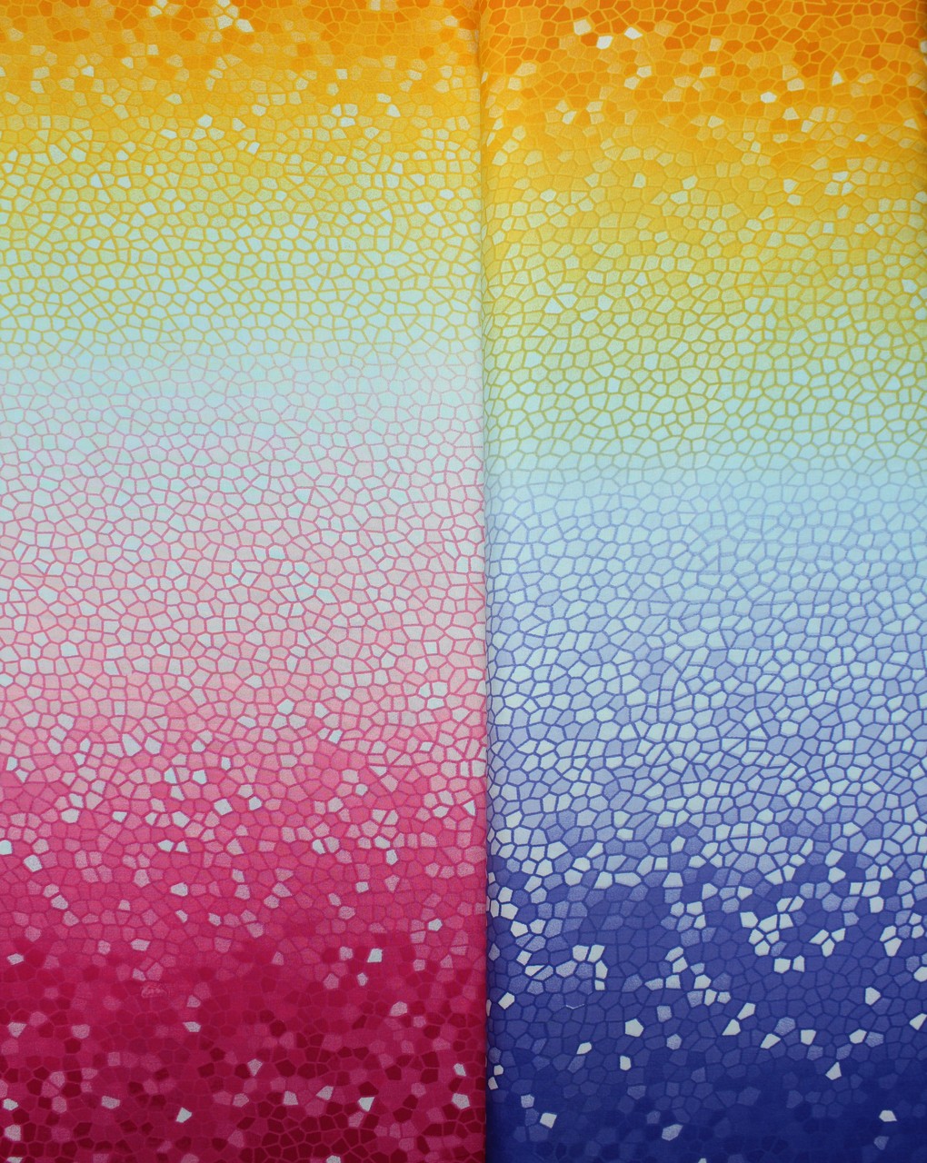 Pink And Multicolor Abstract Design Rayon Fabric