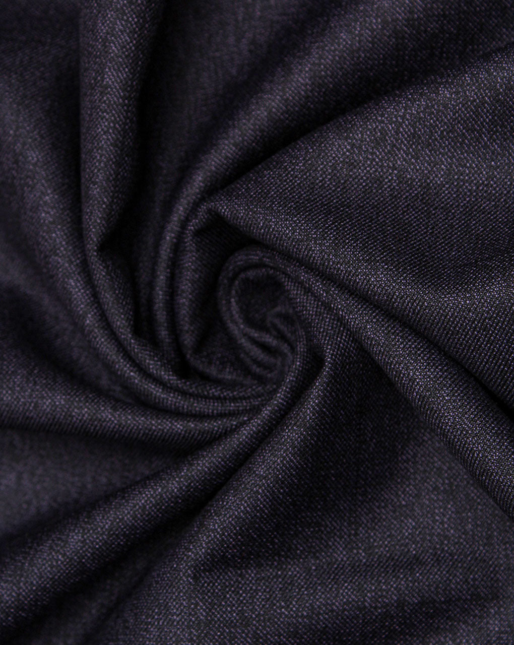 Black Plain Design 3 Woolen Suiting Fabric