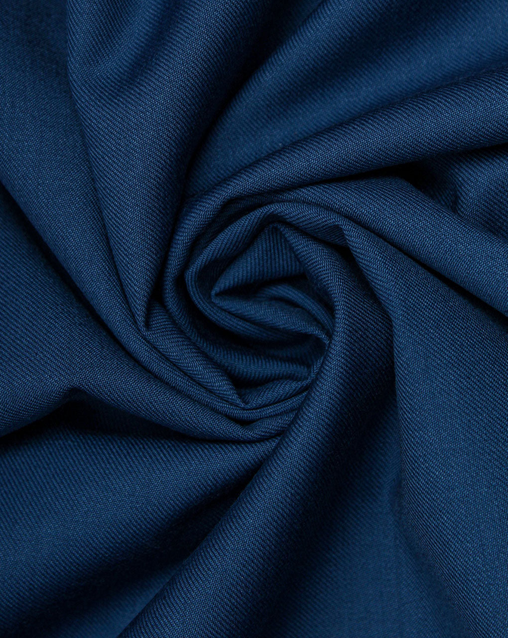 Blue Plain Woolen Suiting Fabric