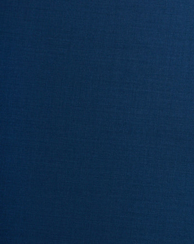 Blue Plain Woolen Suiting Fabric