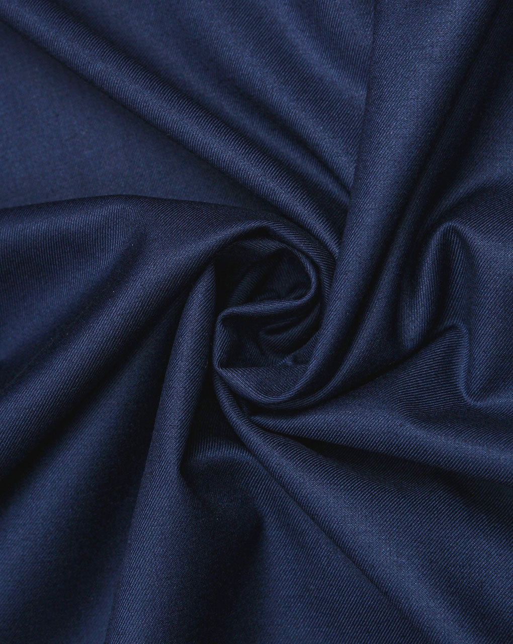 Navy Blue Plain Design 2 Woolen Suiting Fabric