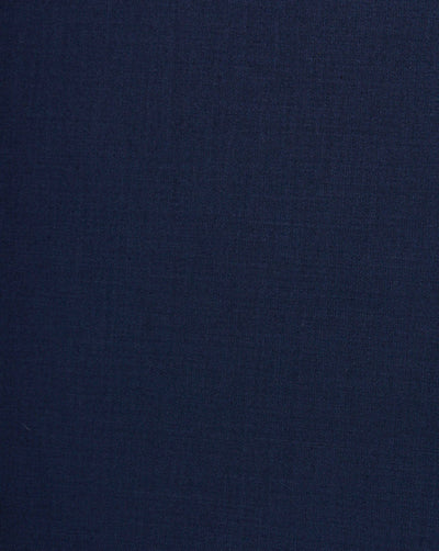 Navy Blue Plain Design 2 Woolen Suiting Fabric