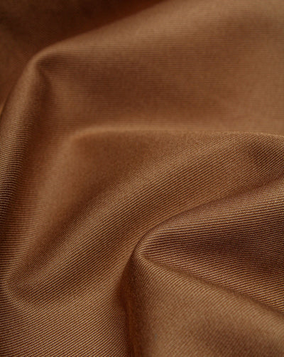 Golden Plain Cotton Suiting Fabric