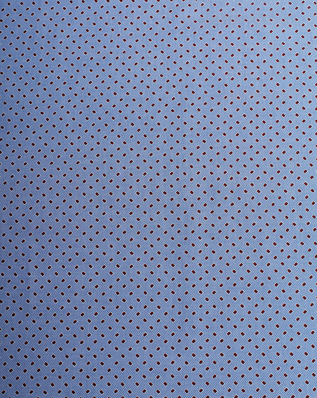 Blue And Red Abstract Design Cotton Print Fabric