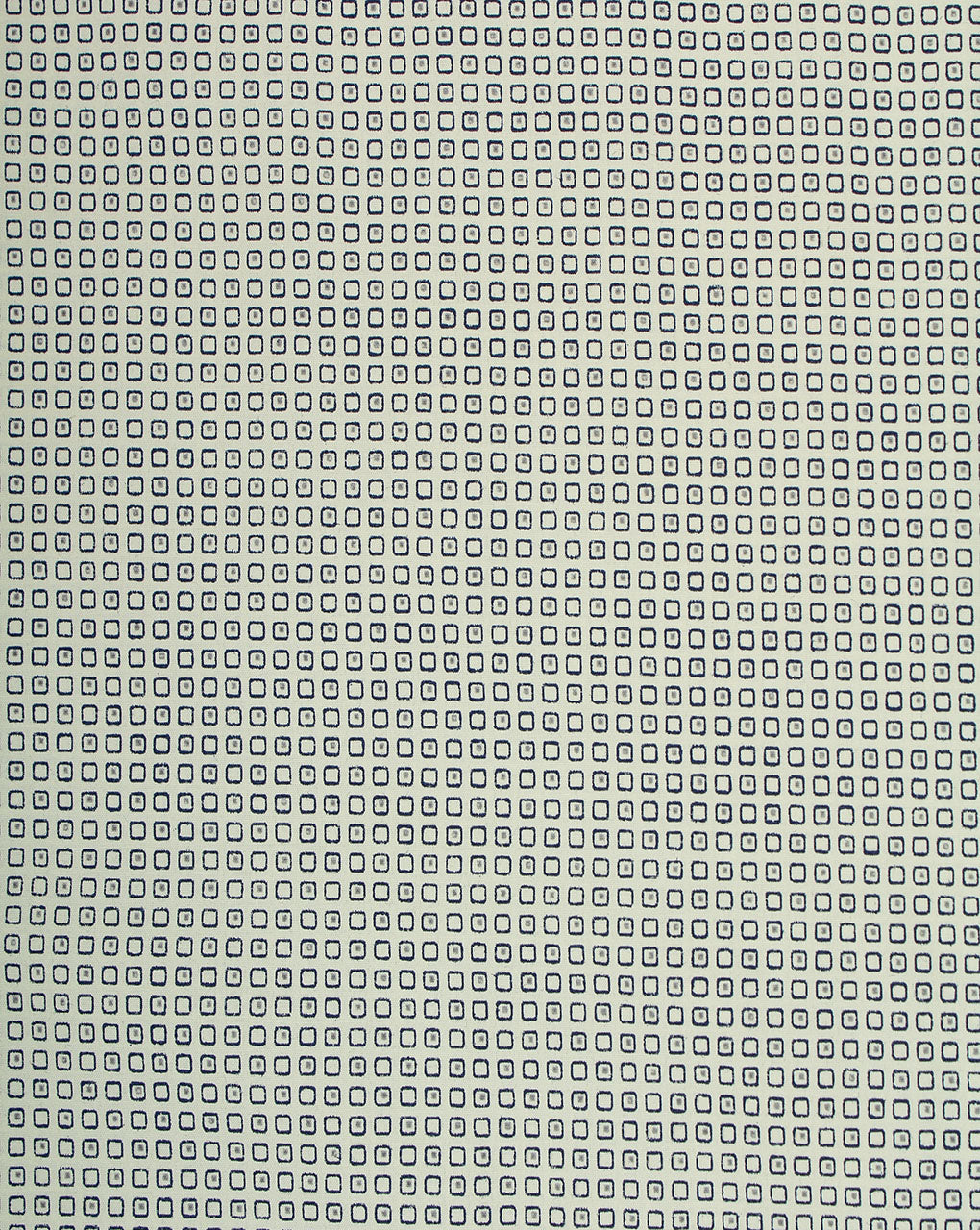 Cream And Black Blocks Design Cotton Print Fabric