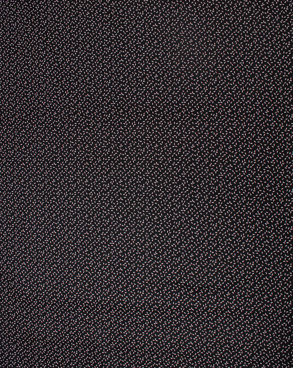 Black And White Abstract Design Cotton Print Fabric
