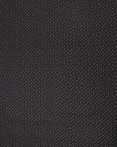 Black And White Abstract Design Cotton Print Fabric