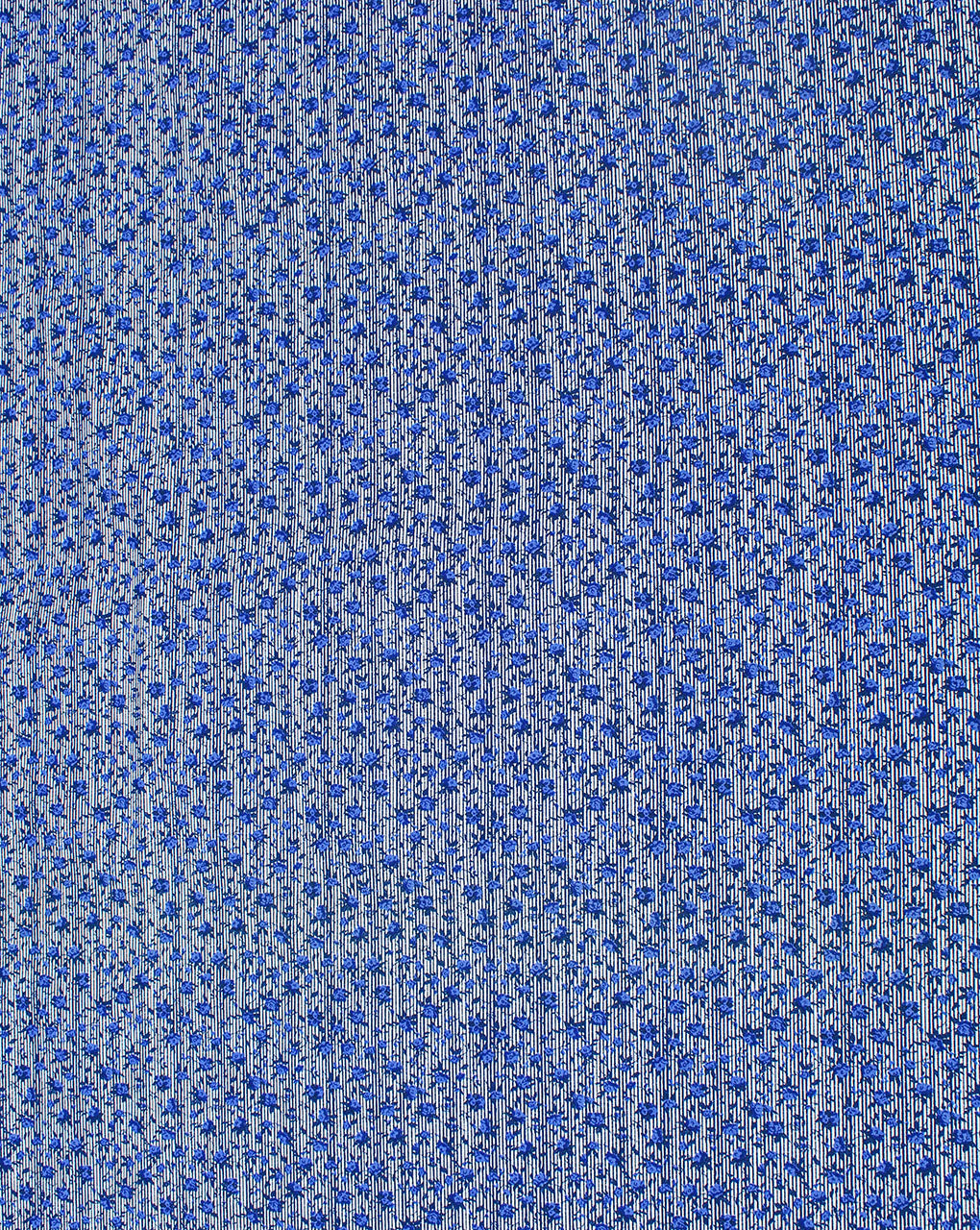 White  And Blue Floral Design Cotton Print Fabric