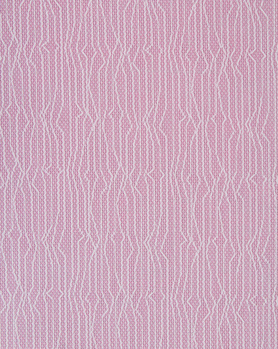 Hot Pink And White Abstract Design Cotton Print Fabric