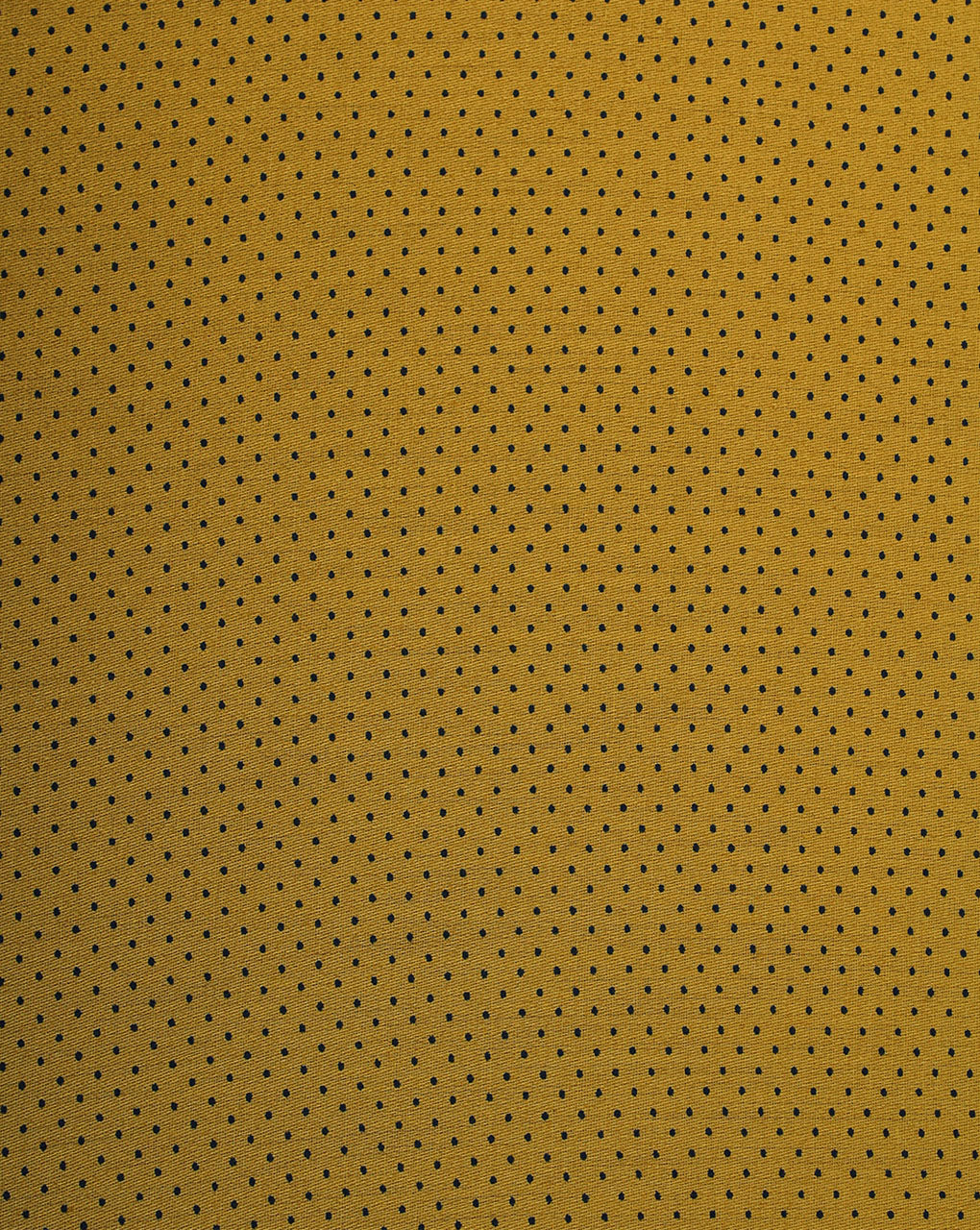 Yellow And Black Polka Dot Design Cotton Print Fabric