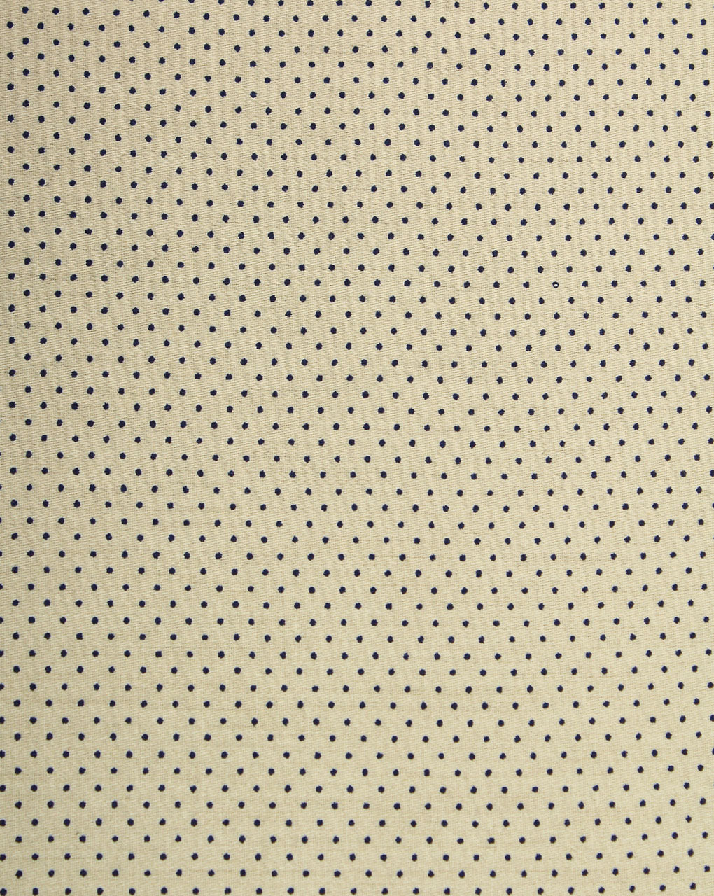 Cream And Black Polka Dot Design Cotton Print Fabric