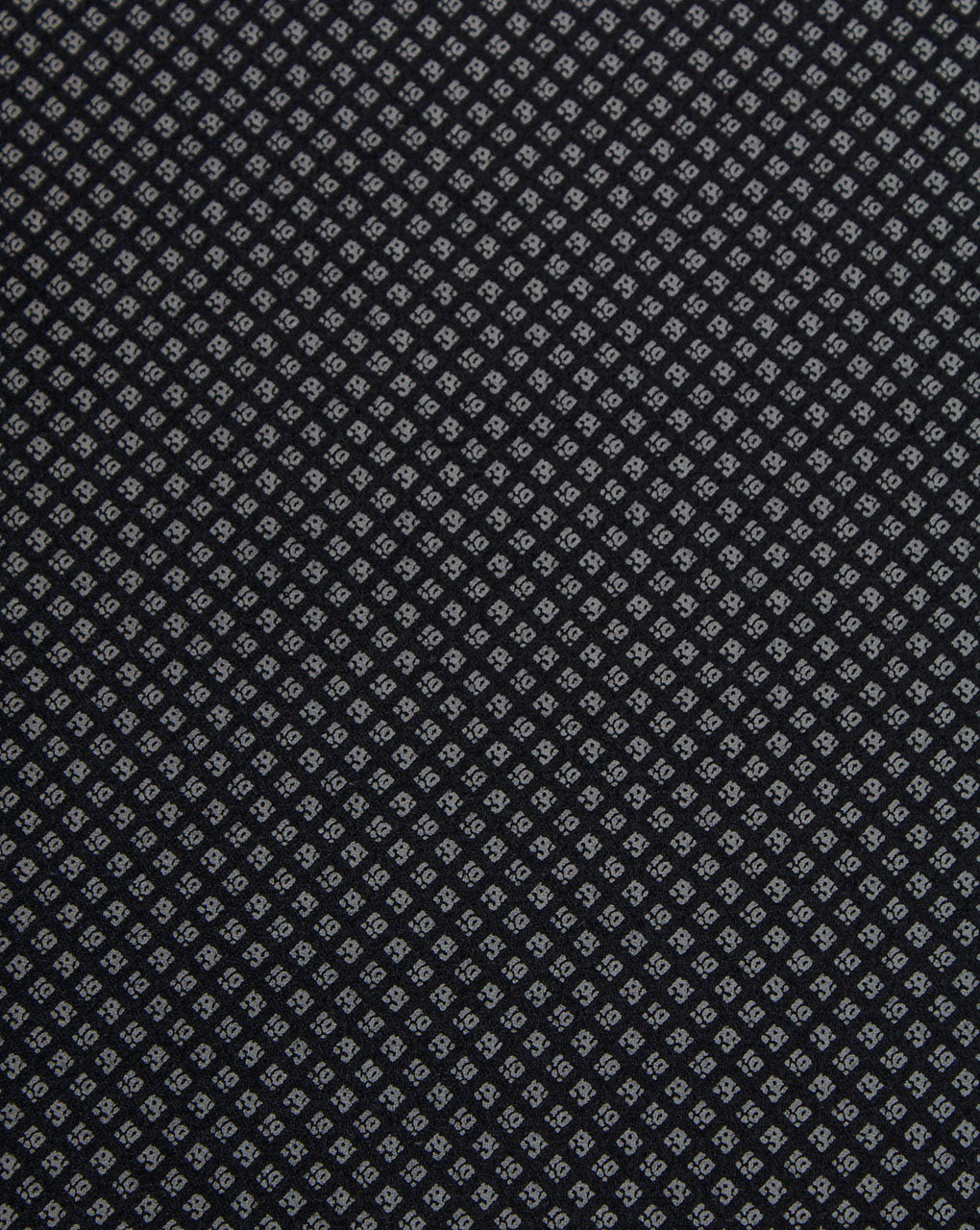 Black And White Abstract Design Cotton Print Fabric