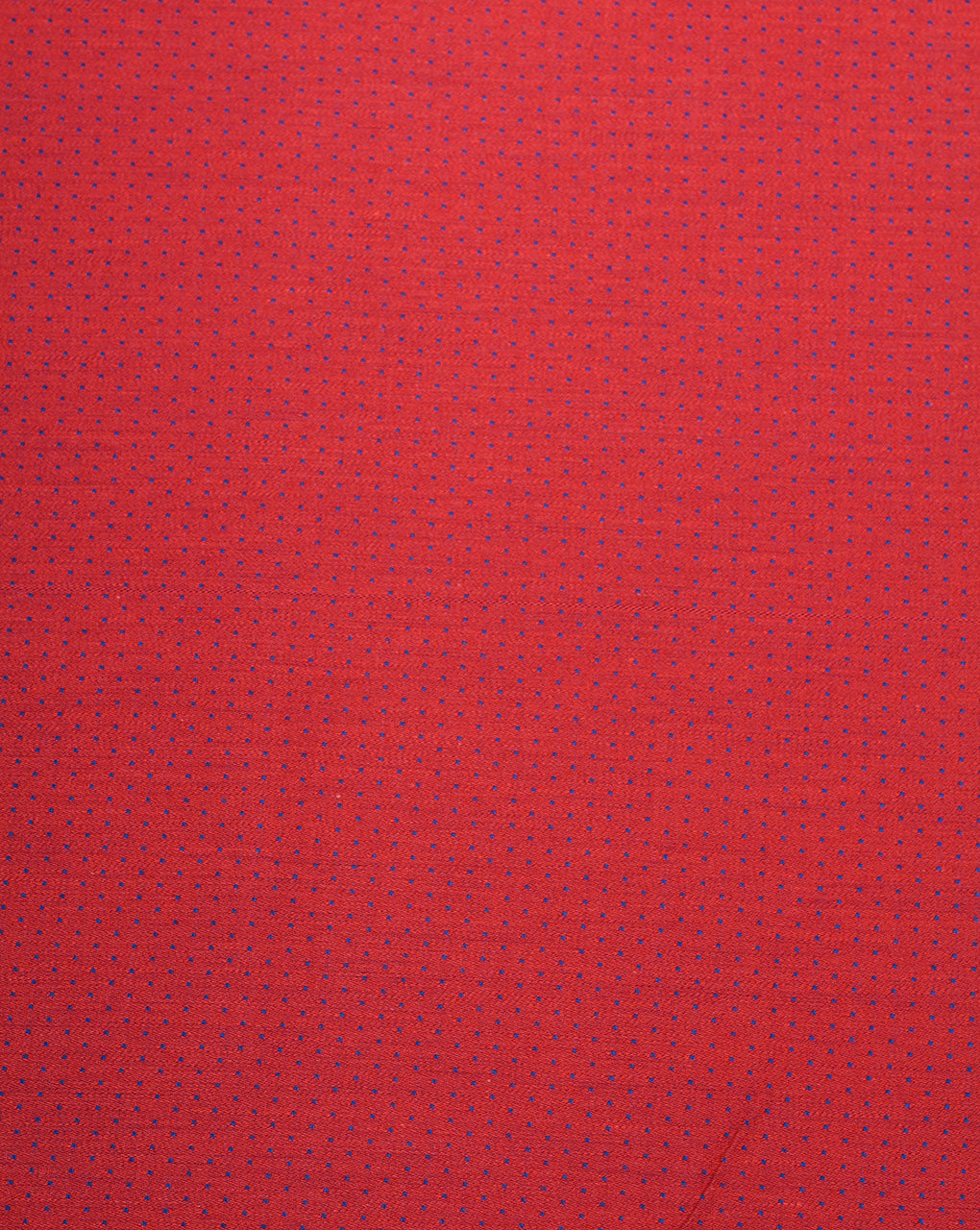 Red And Blue Polka Dot Design Cotton Print Fabric