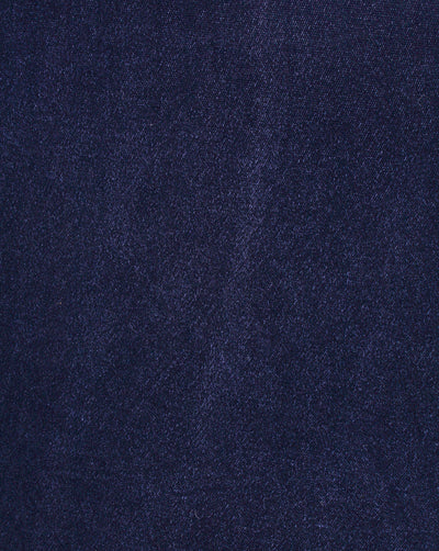 Plain Navy Blue Polyester Velvet Fabric