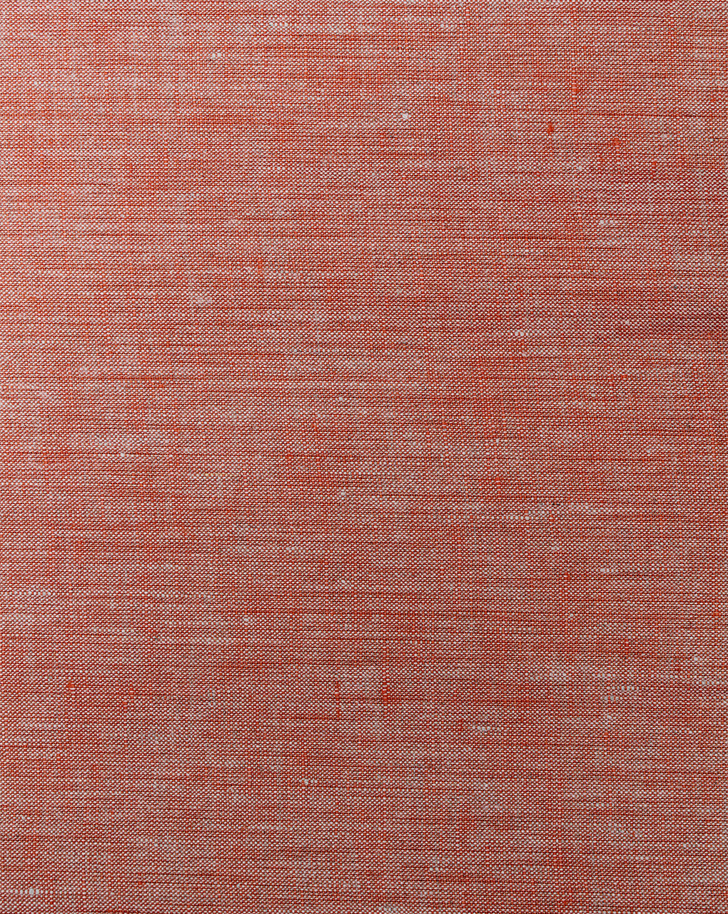 Orange Plain Yarn Dyed Linen Fabric