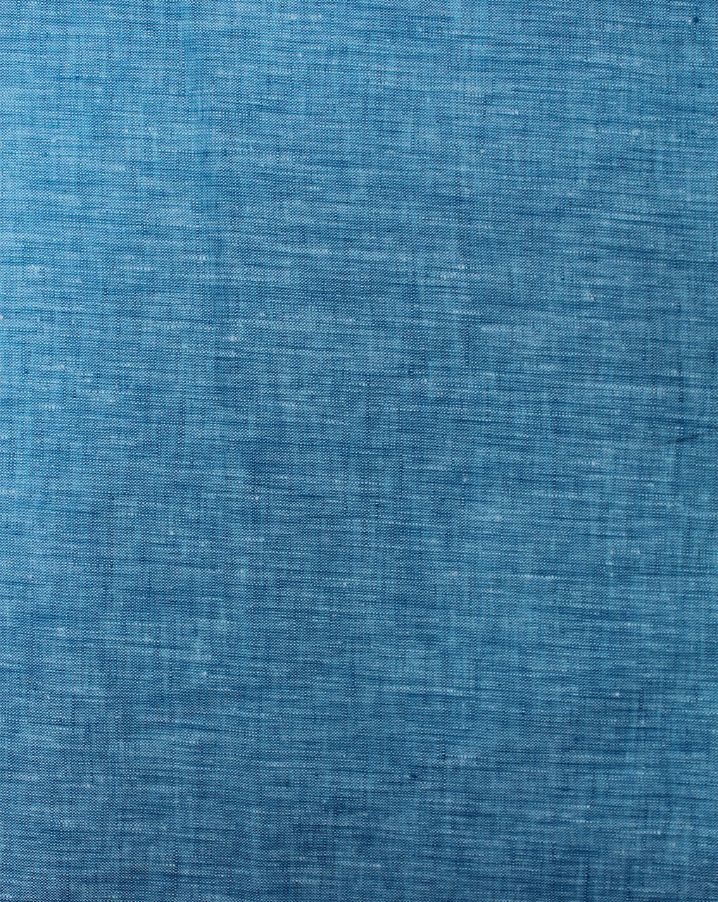 Sky Blue Plain Yarn Dyed Linen Fabric