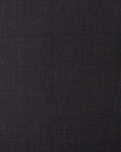 Brown Yarn Dyed Linen Chambray Suiting Fabric