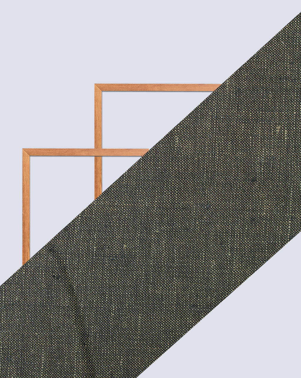 Brown Yarn Dyed Linen Chambray Suiting Fabric