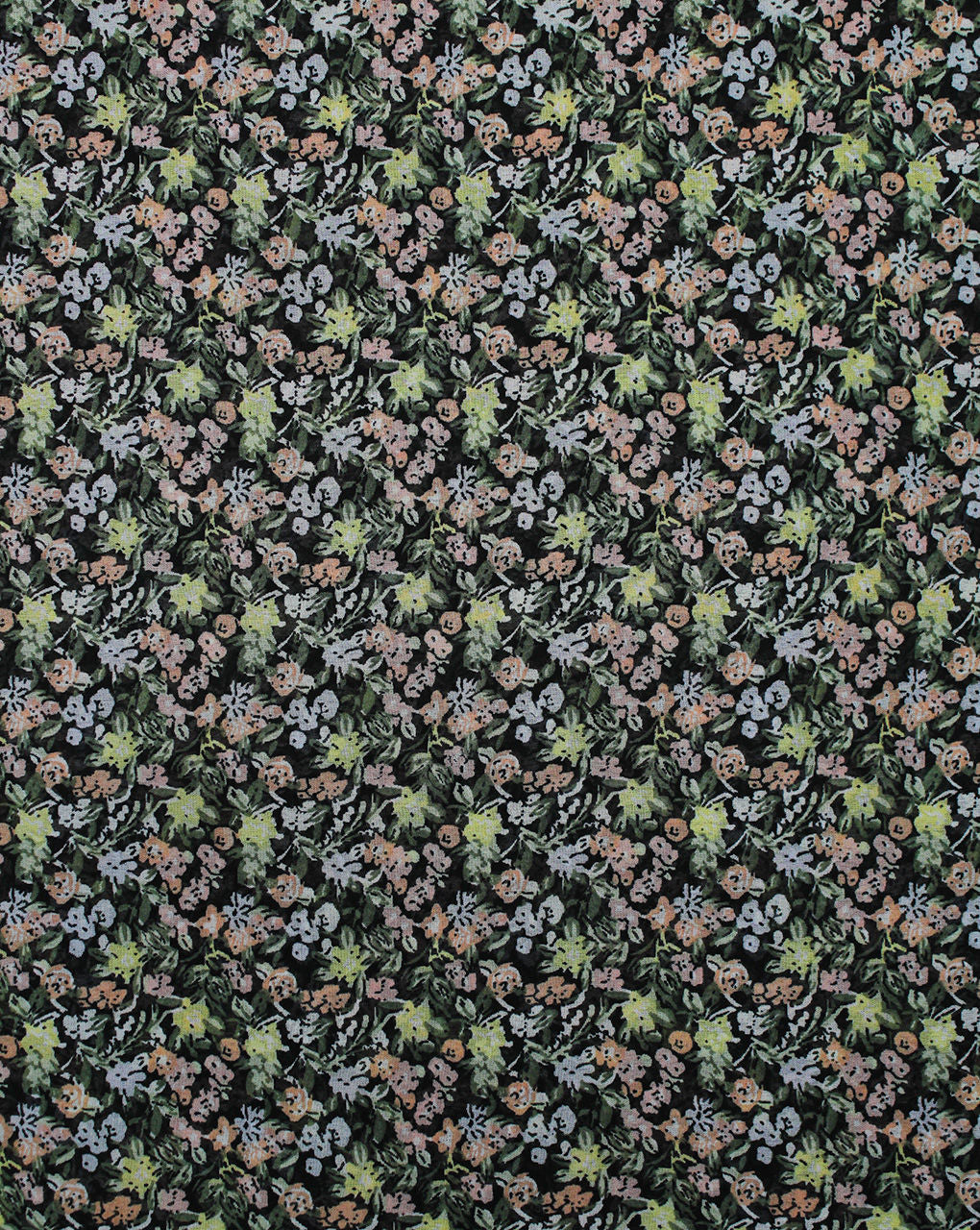 Floral Design Printed Georgette Fabric