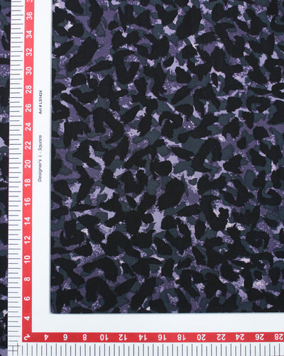 Black Printed Georgette Fabric