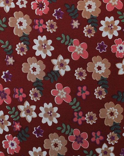 Floral Design Printed Georgette Fabric