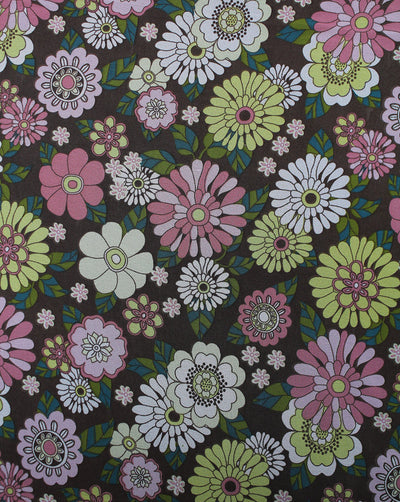 Floral Design Printed Georgette Fabric