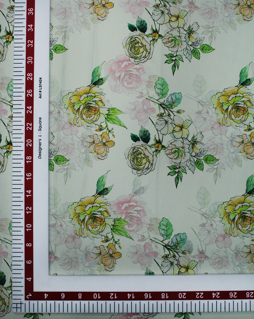 Multicolor Floral Design Polyester Digital Printed Satin Fabric