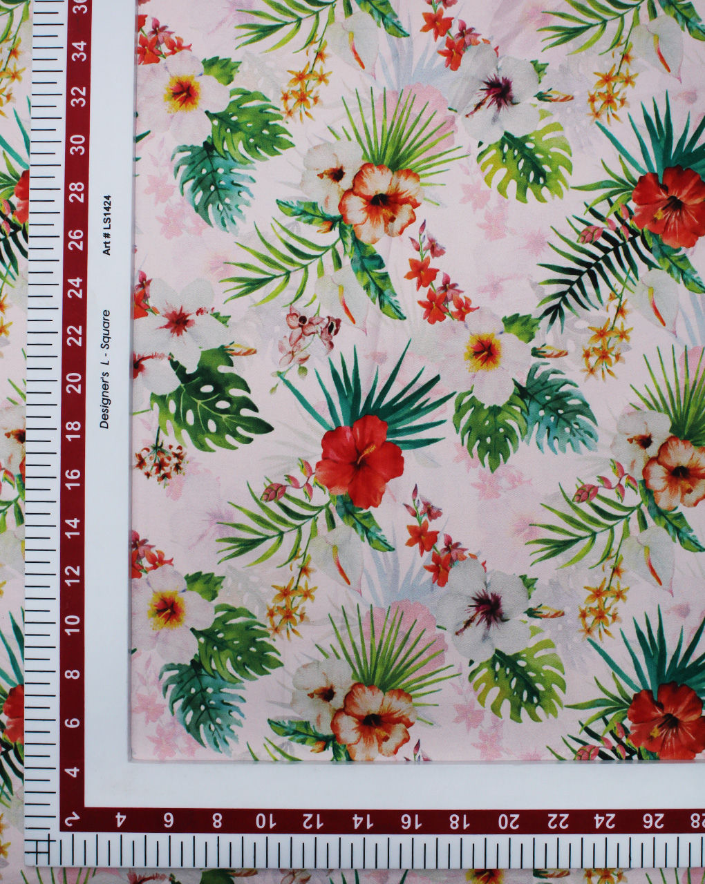 Multicolor Floral Design Polyester Digital Printed Satin Fabric