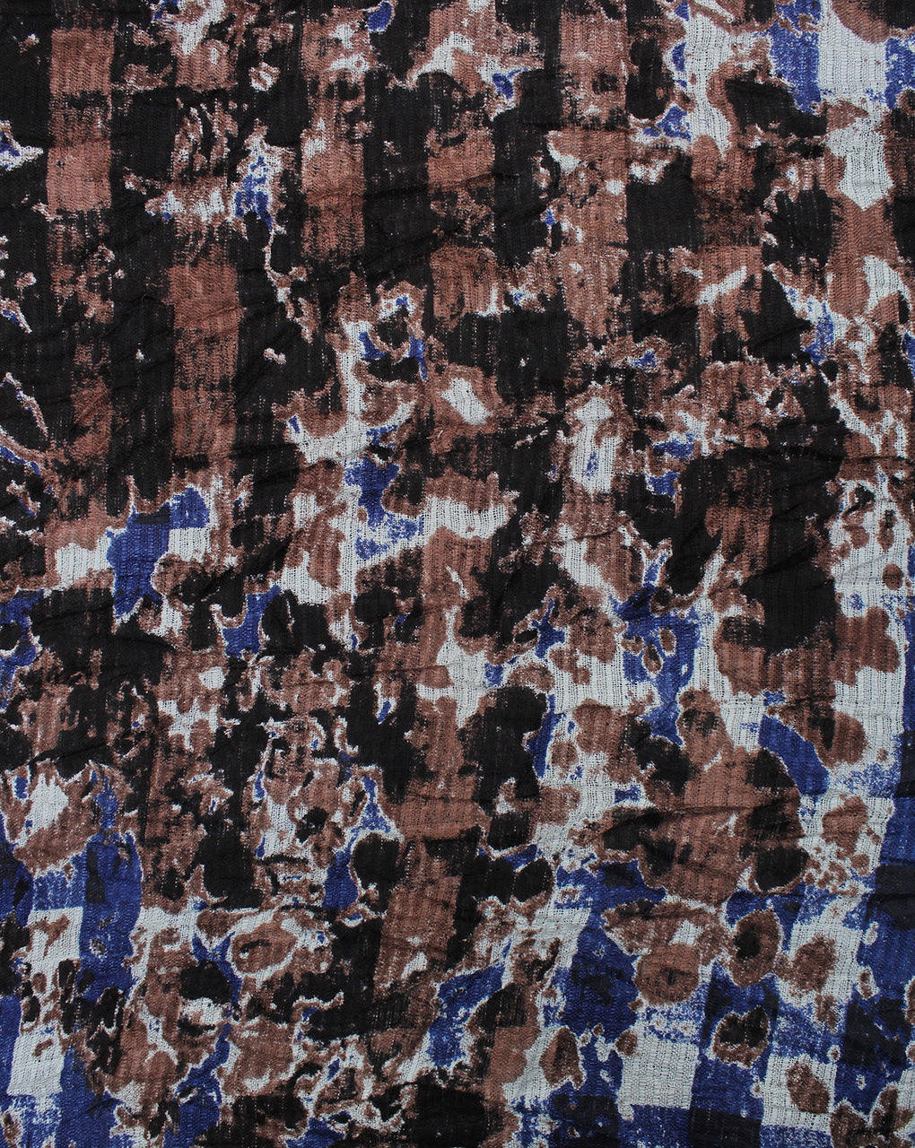MULTICOLOR ABSTRACT DESIGN COTTON CREPE PRINTED FABRIC