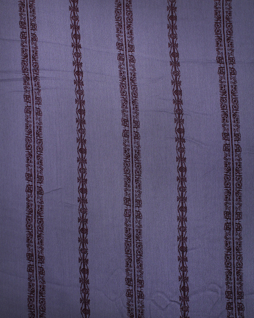 LIGHT PURPLE STRIPES DESIGN COTTON CREPE PRINTED FABRIC