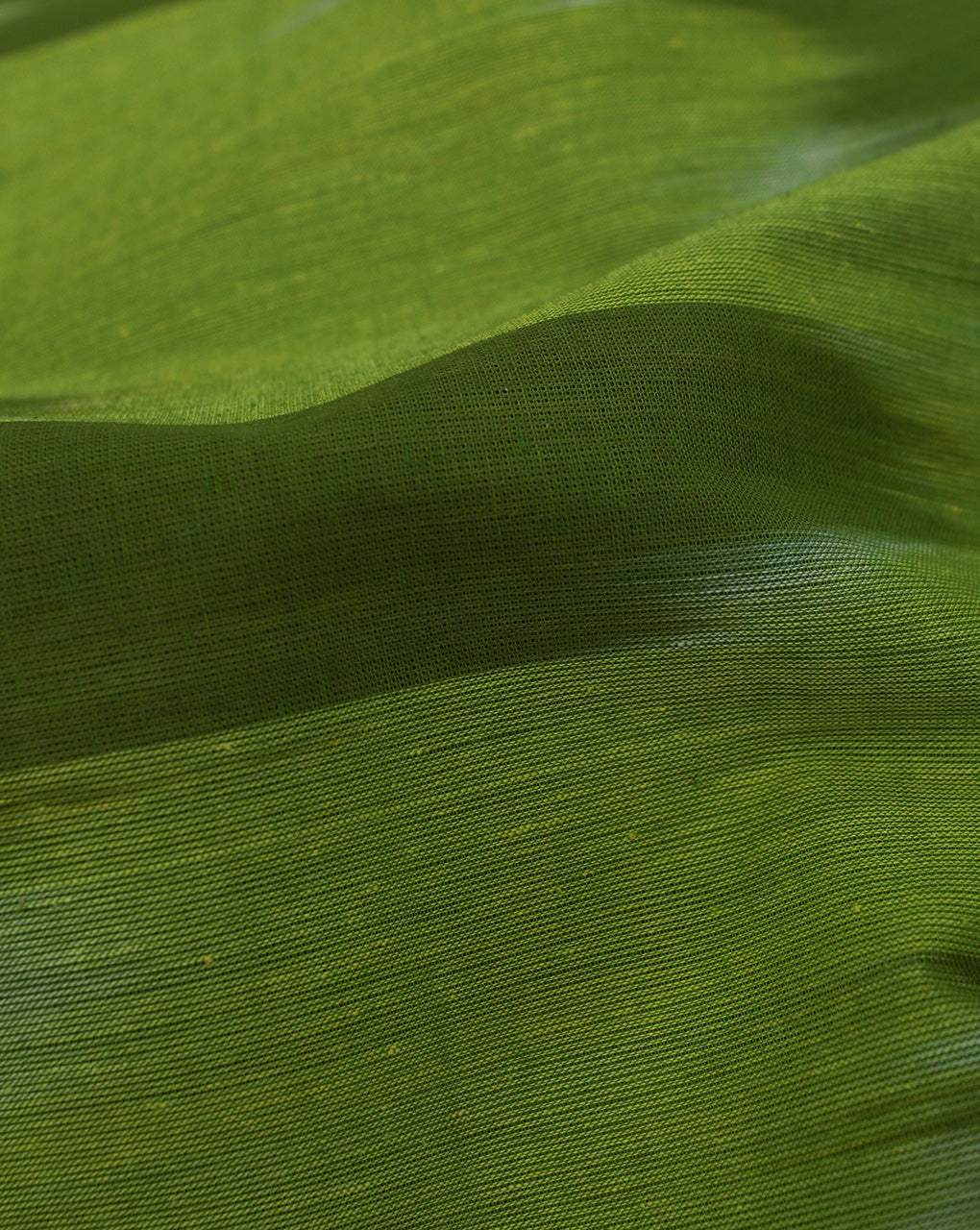 GREEN AND YELLOW YARN DYED COTTON IKAT FABRIC