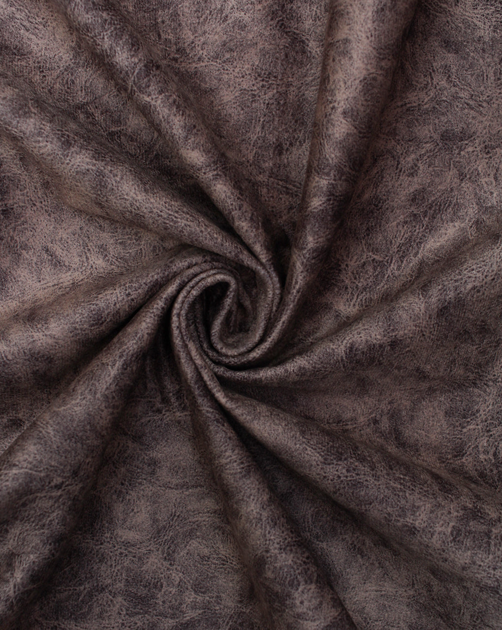 FADED BROWN POLYESTER SUEDE PRINTED FABRIC