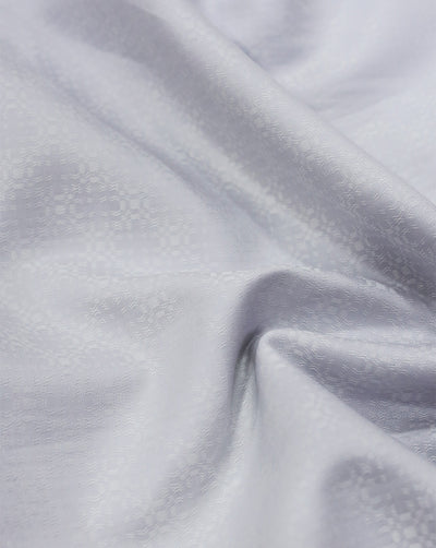 WHITE GIZA COTTON FABRIC (WIDTH - 58 INCHES)